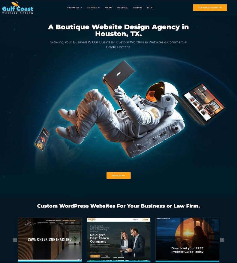 Web Development sample — Gulf Coast Website Design