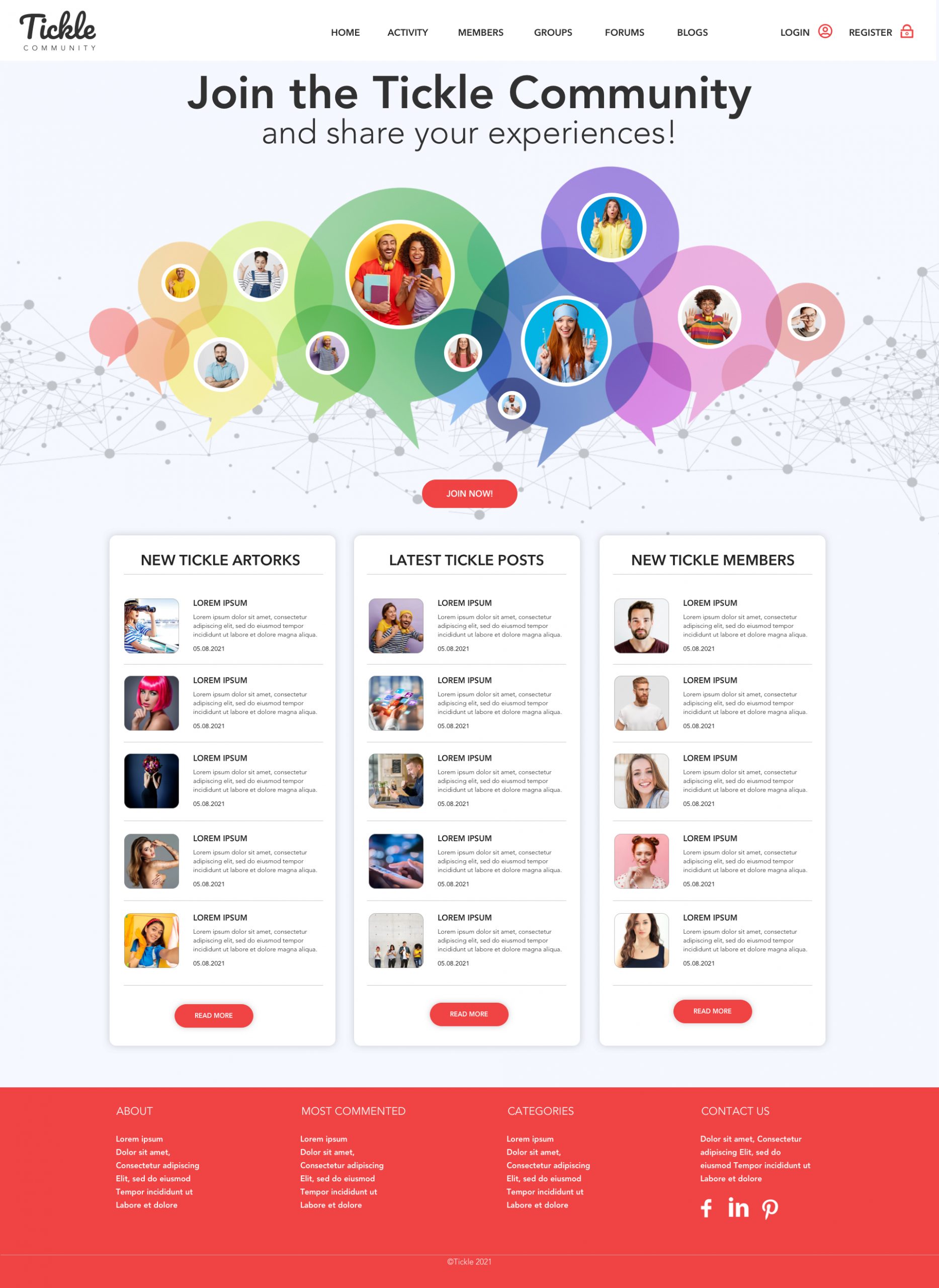 Tickle Community Landing page 2 scaled
